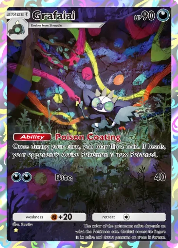 Grafaiai card front