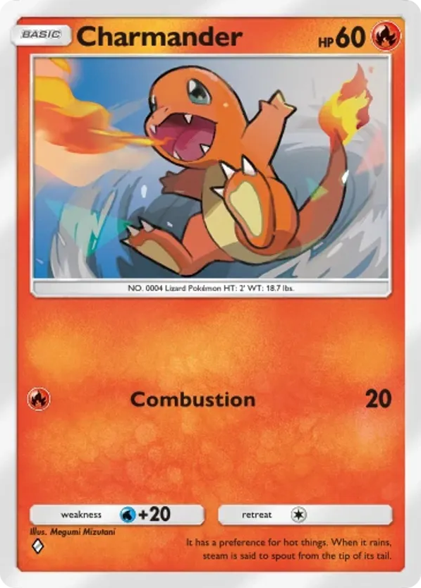Charmander card front