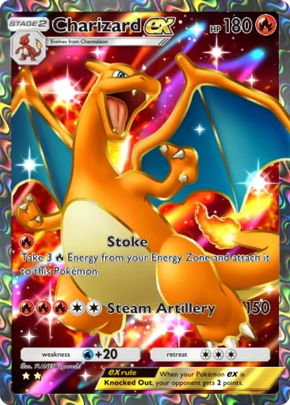 Charizard ex card front