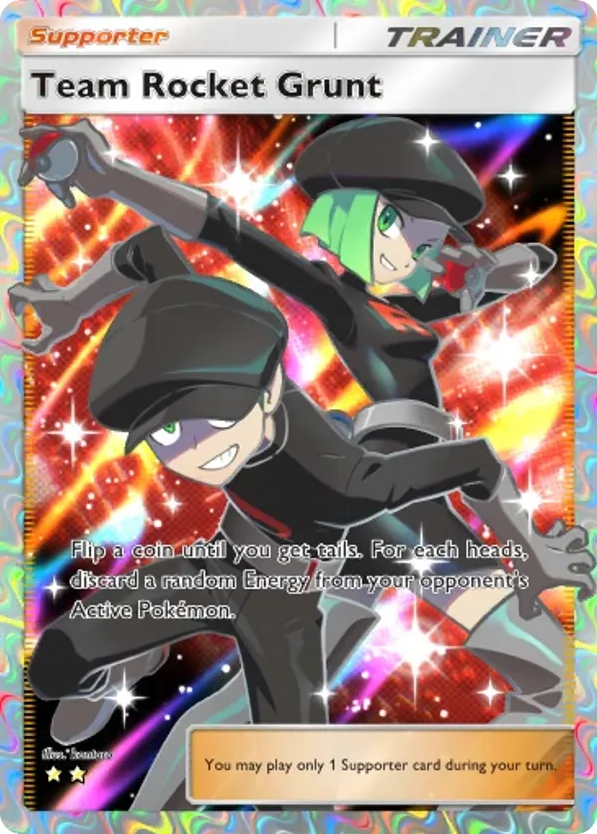 Team Rocket Grunt card front