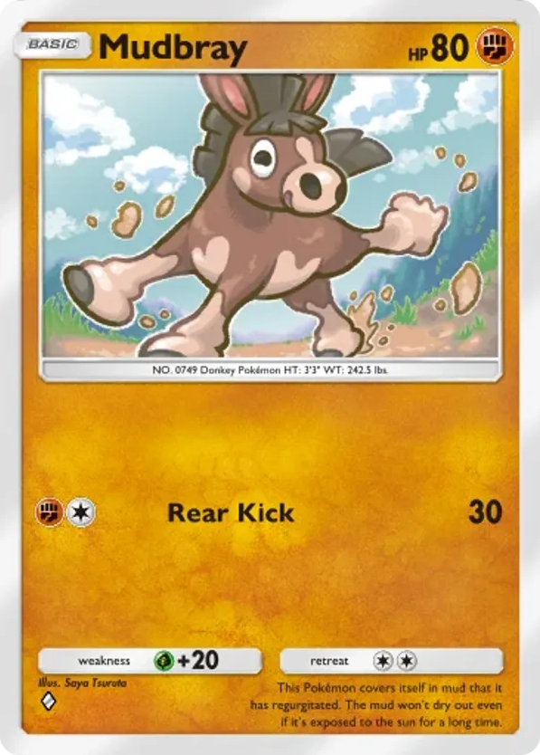 Mudbray card front