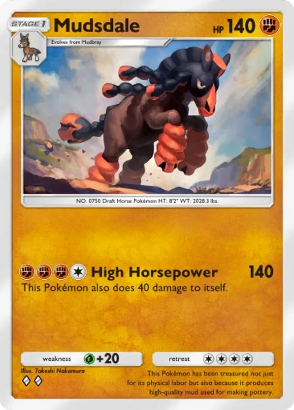 Mudsdale card front