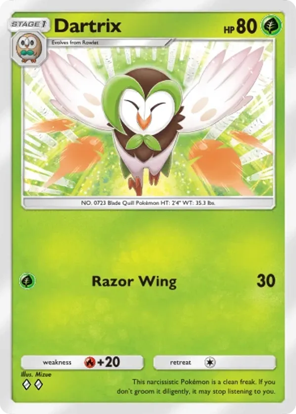 Dartrix card front