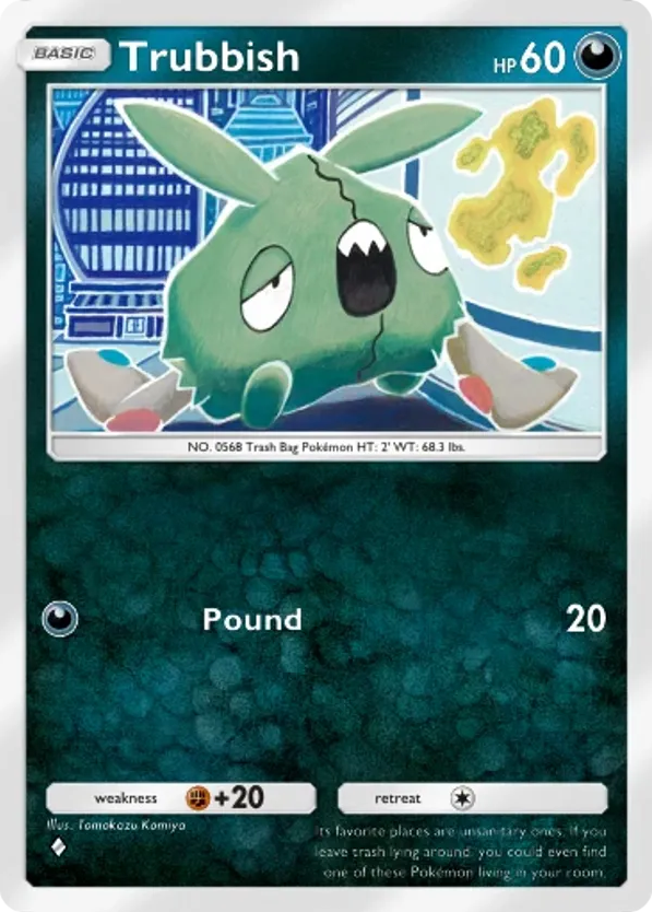 Trubbish card front