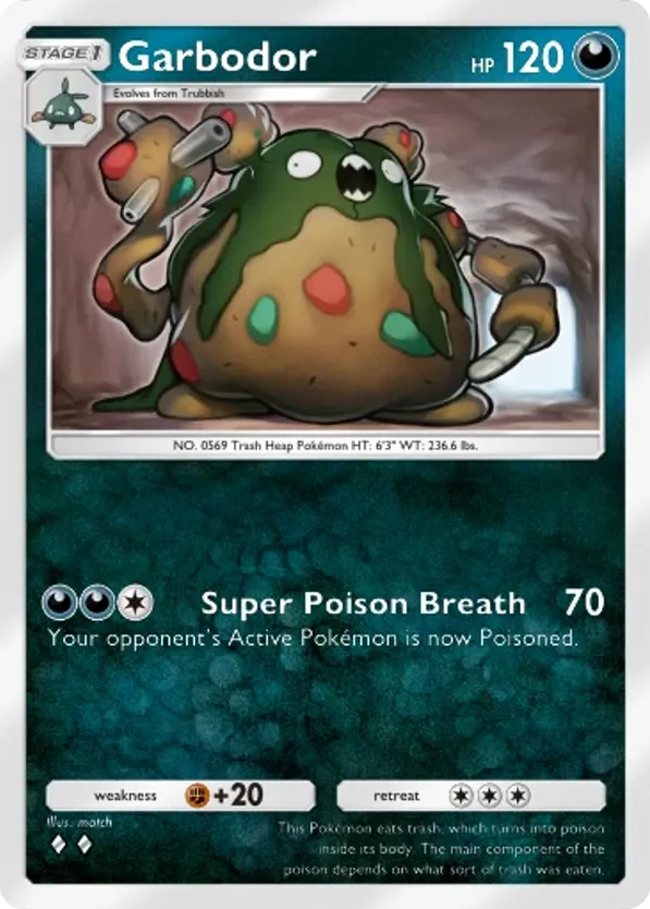 Garbodor card front