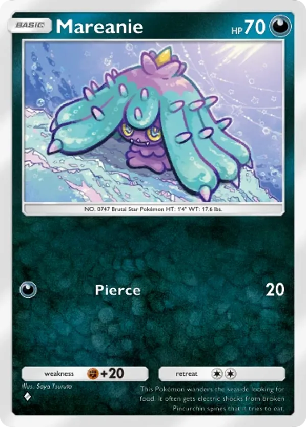 Mareanie card front