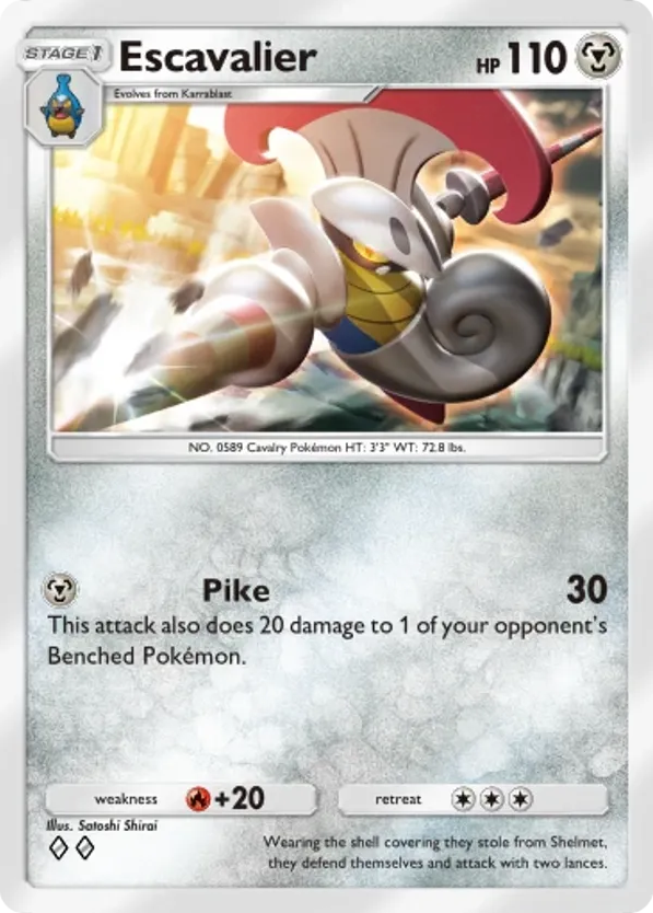 Escavalier card front