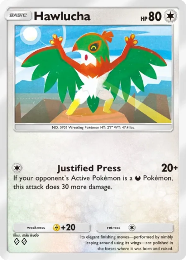 Hawlucha card front