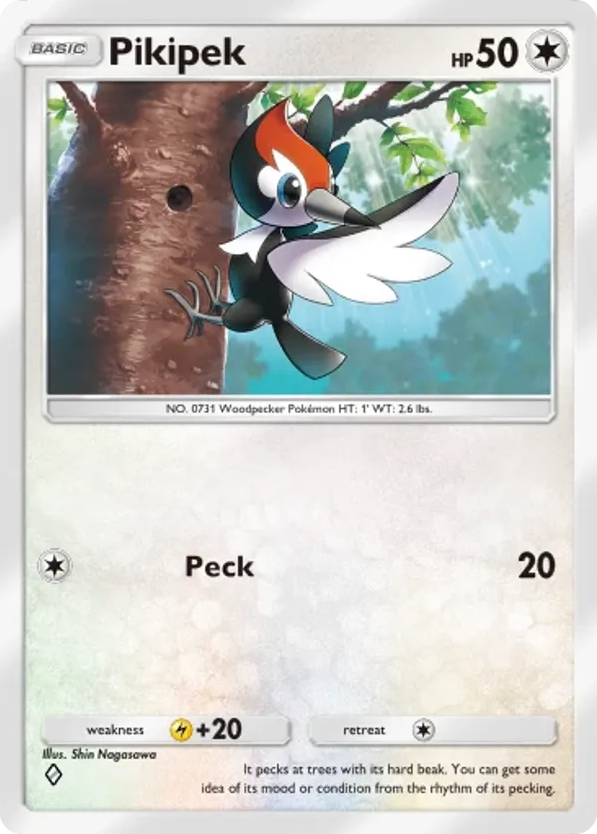 Pikipek card front