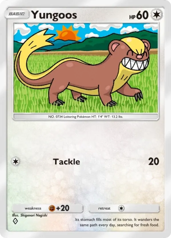 Yungoos card front