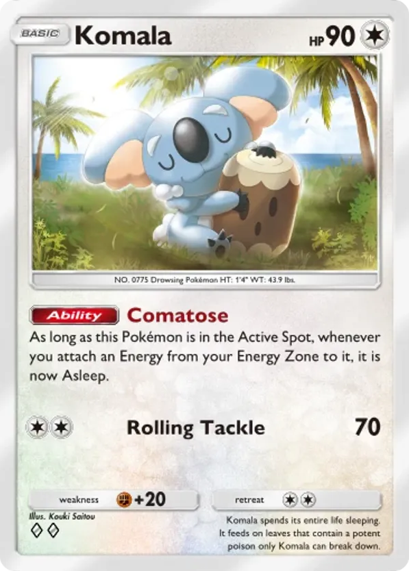 Komala card front