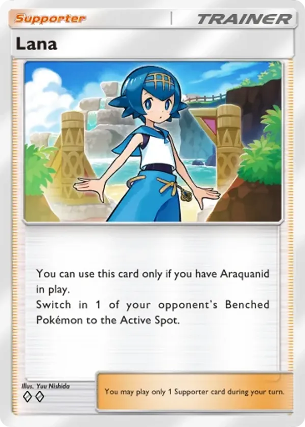 Lana card front