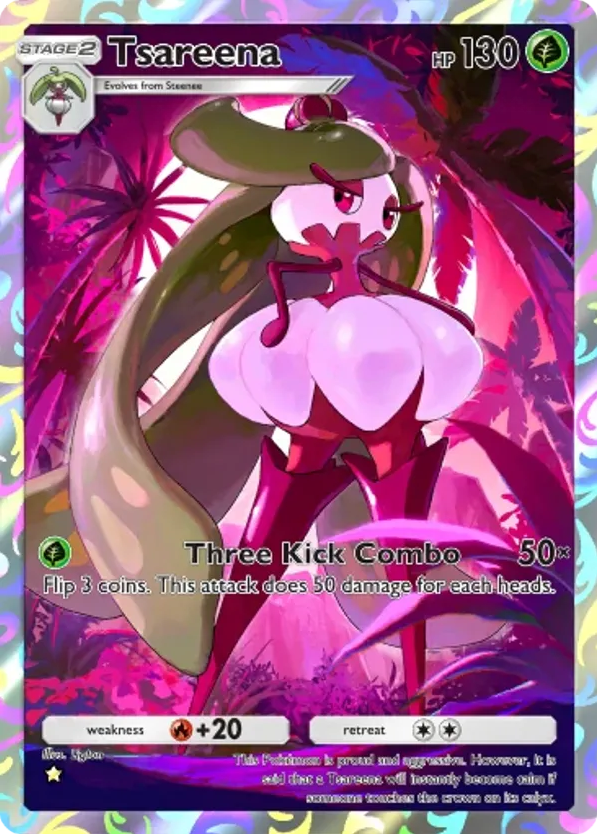 Tsareena card front