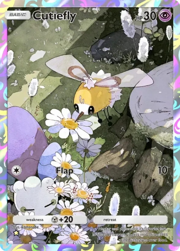 Cutiefly card front