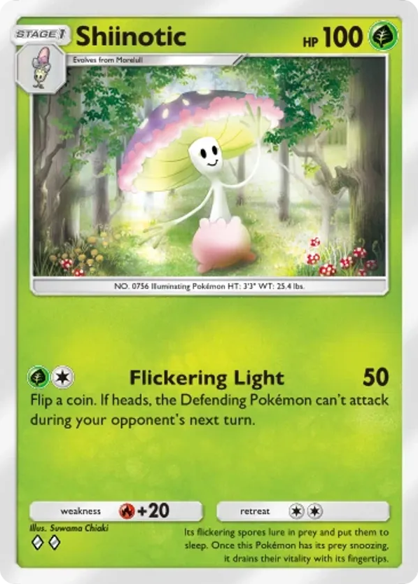 Shiinotic card front