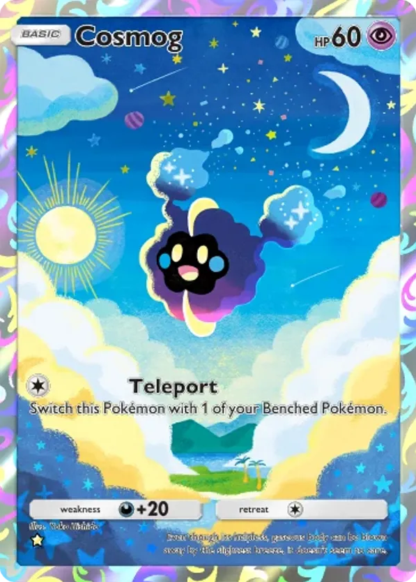 Cosmog card front