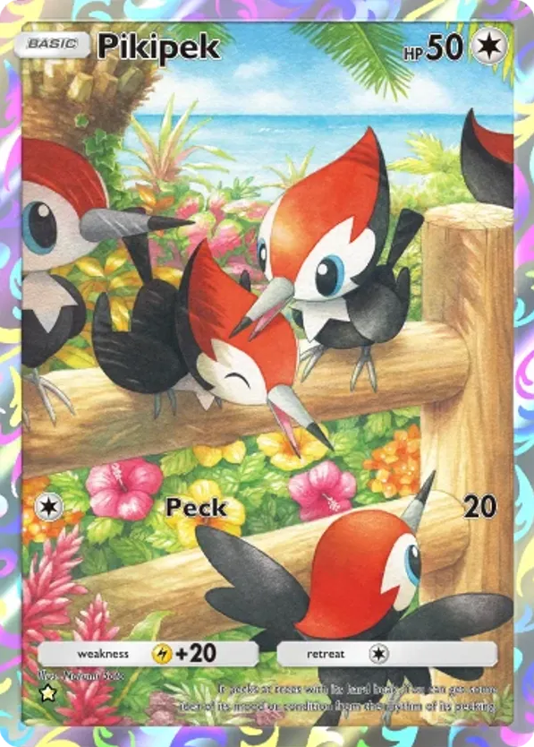 Pikipek card front