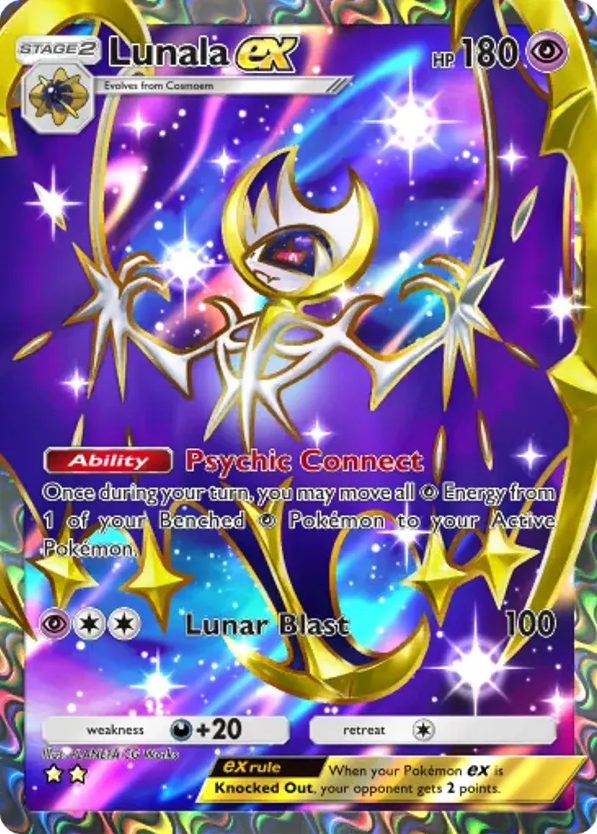 Lunala ex card front