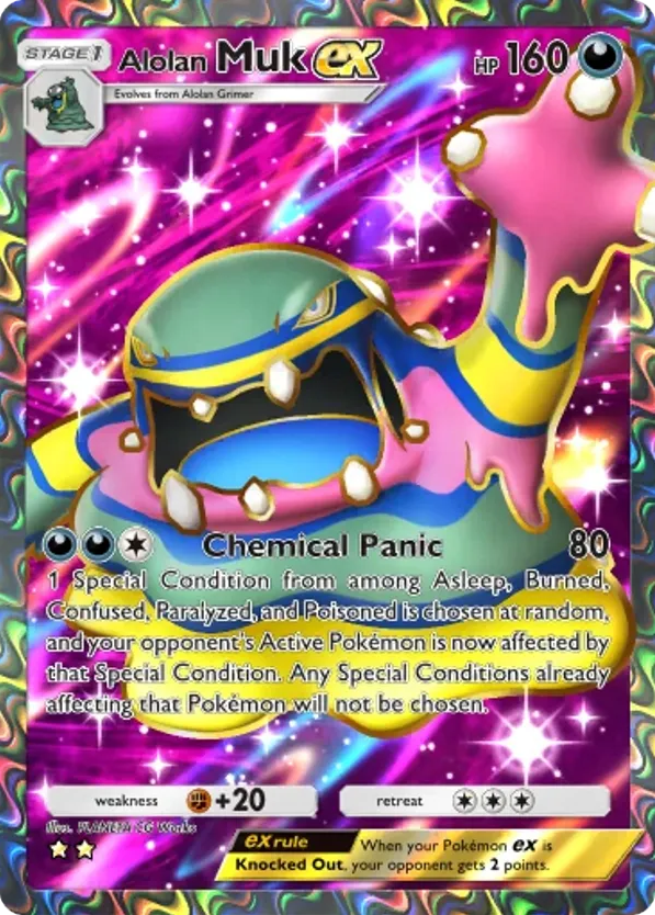 Alolan Muk ex card front