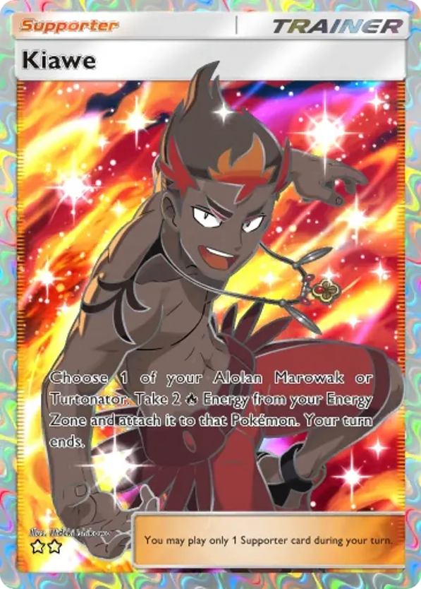 Kiawe card front