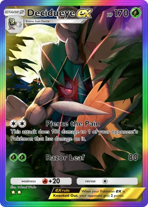 Decidueye ex card front