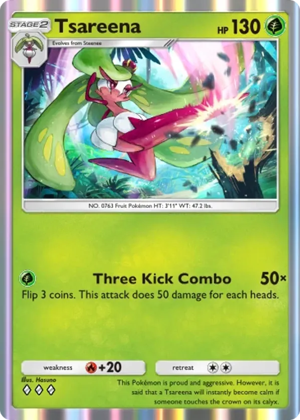 Tsareena card front