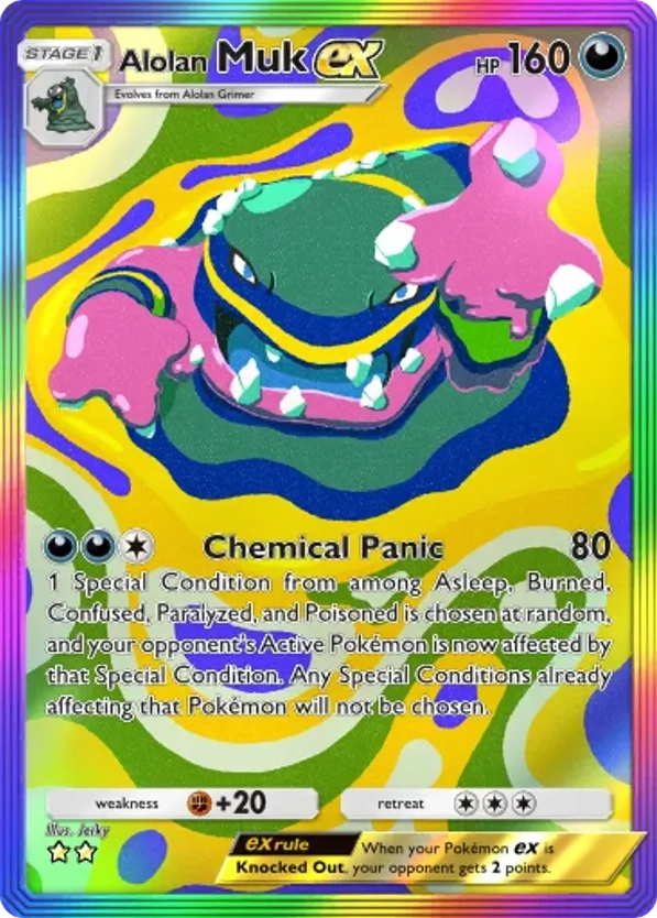 Alolan Muk ex card front