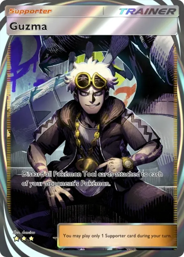 Guzma card front