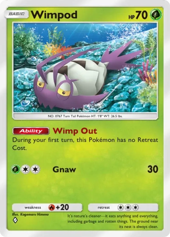 Wimpod card front