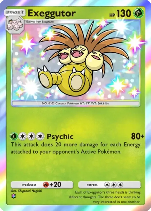 Exeggutor card front