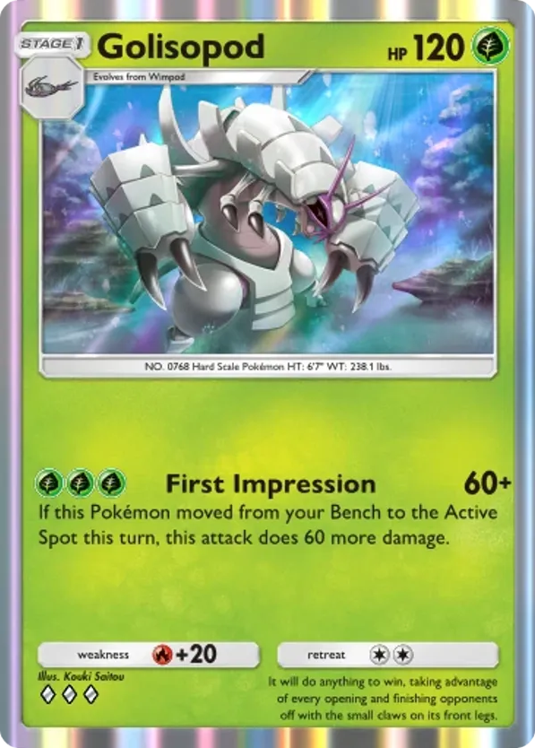 Golisopod card front