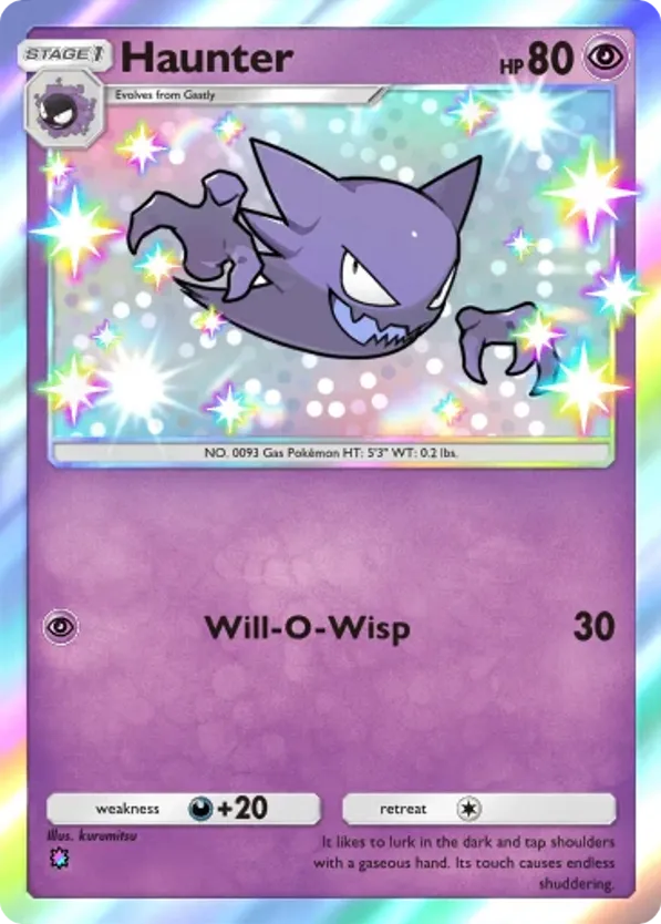 Haunter card front