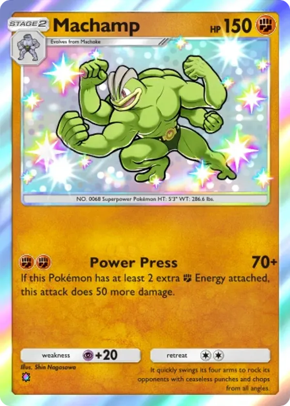 Machamp card front
