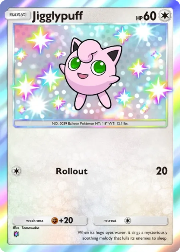 Jigglypuff card front