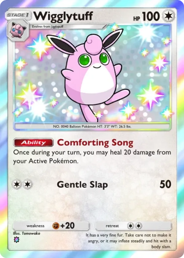 Wigglytuff card front