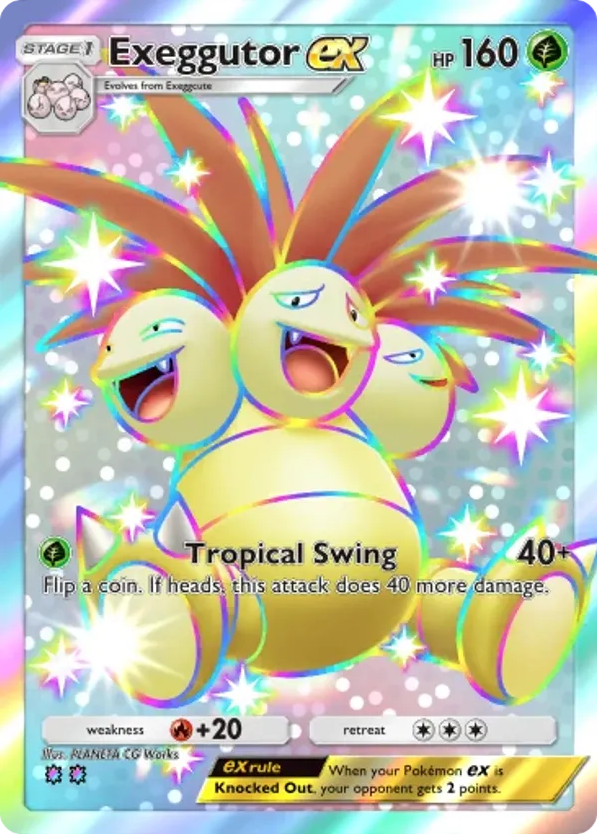 Exeggutor ex card front