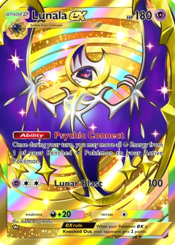 Lunala ex card front