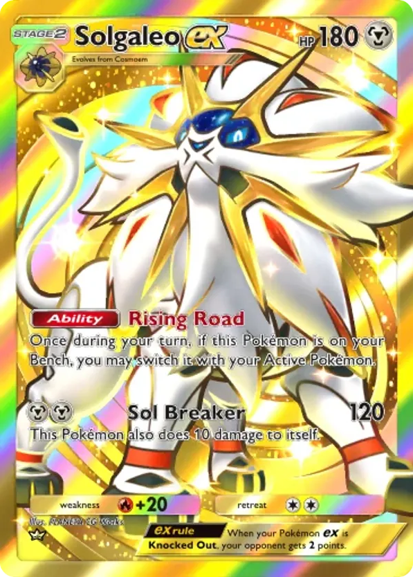 Solgaleo ex card front