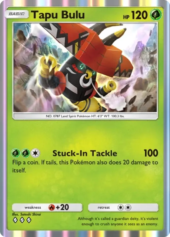 Tapu Bulu card front