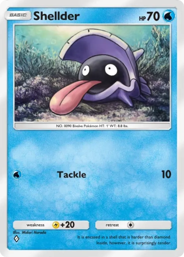 Shellder card front