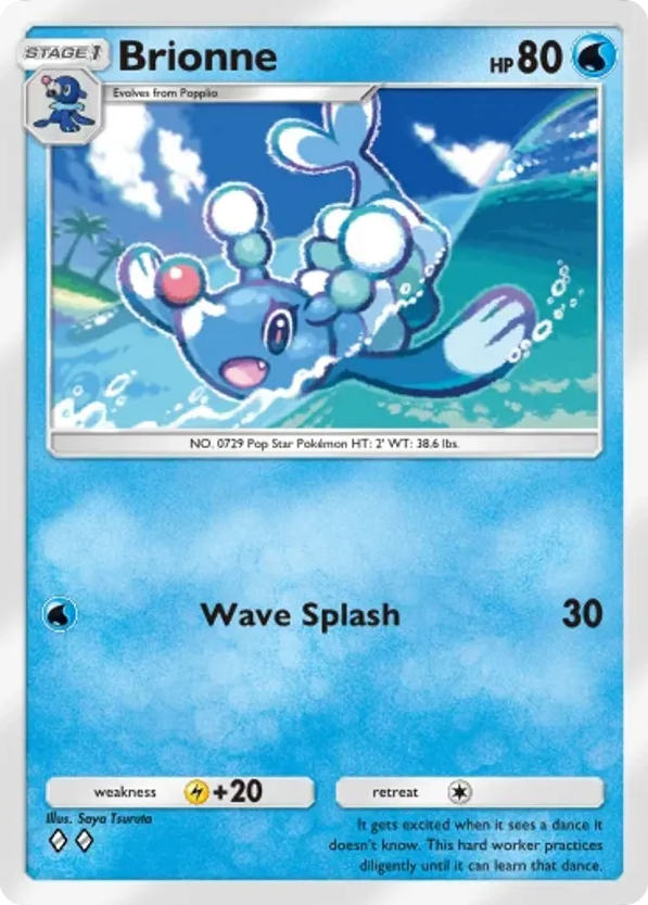 Brionne card front