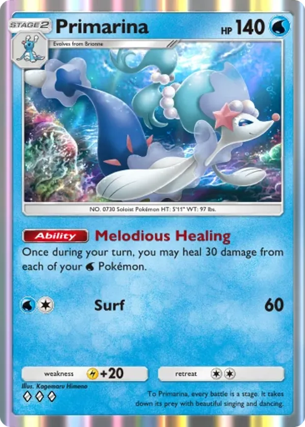 Primarina card front