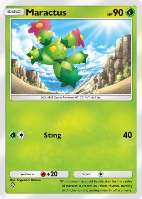 Maractus card front