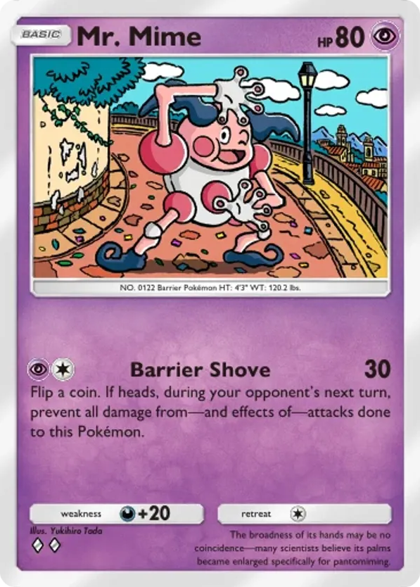 Mr. Mime card front