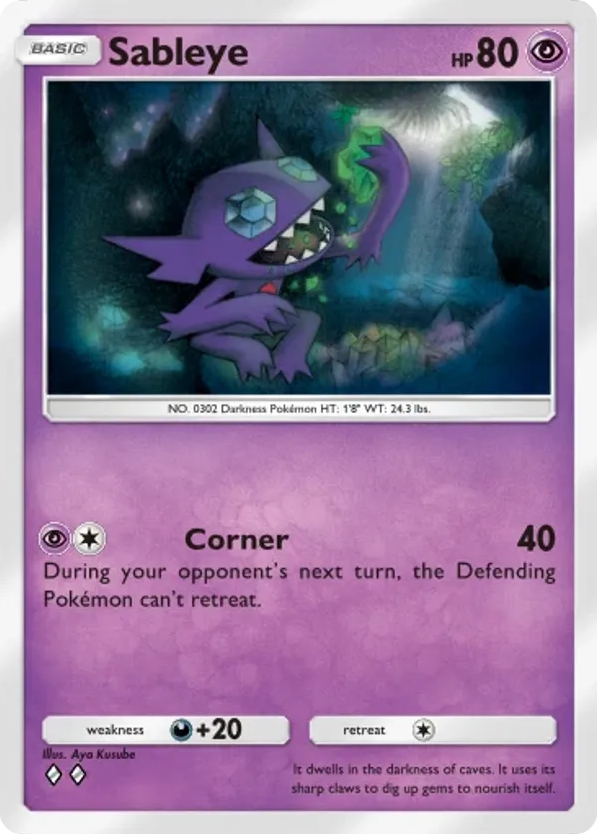 Sableye card front