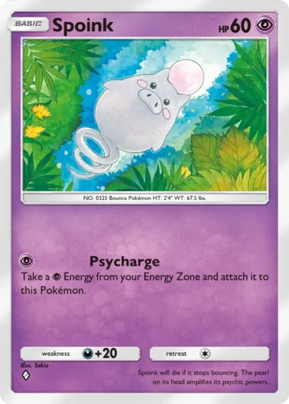 Spoink card front