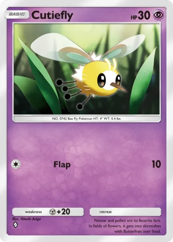 Cutiefly card front