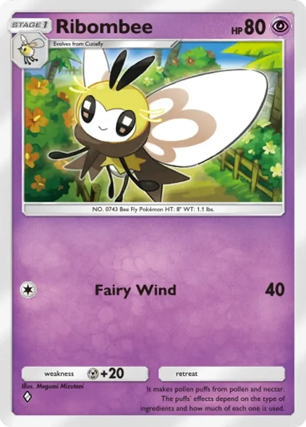 Ribombee card front