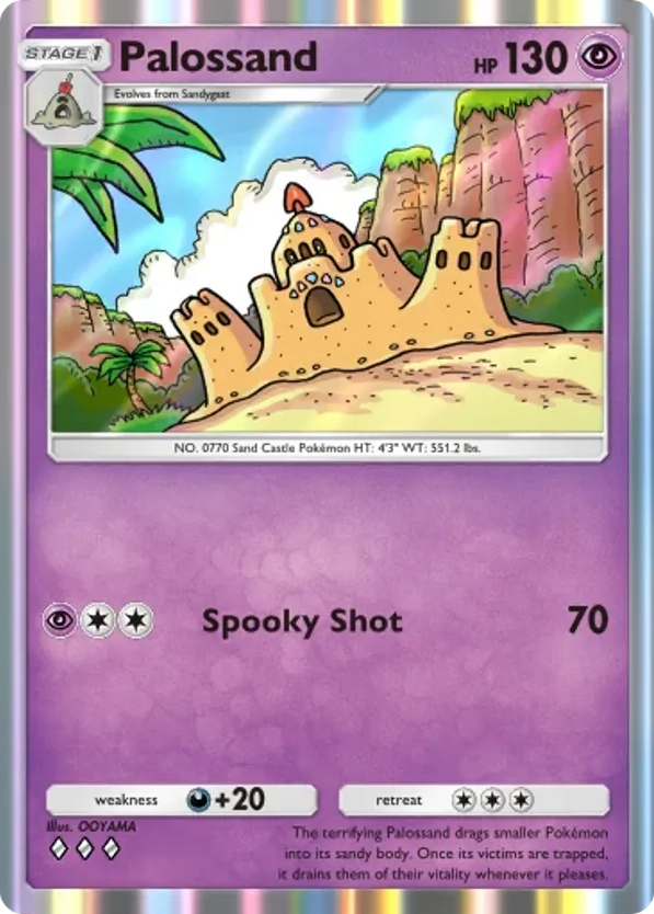 Palossand card front