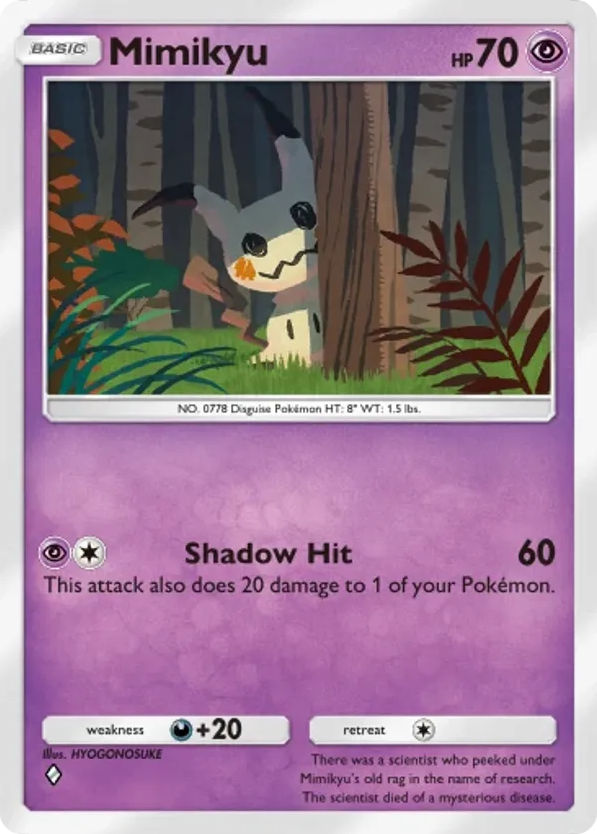 Mimikyu card front